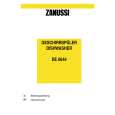 ZANUSSI DE6644 Owners Manual ZANUSSI DE6644 Owners Manual