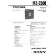 SONY MZE500 Service Manual SONY MZE500 Service Manual