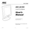 AOC LM500 Owners Manual AOC LM500 Owners Manual