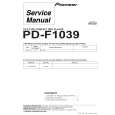 PIONEER PD-F1039 Service Manual PIONEER PD-F1039 Service Manual