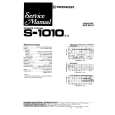 PIONEER S-1010 Service Manual PIONEER S-1010 Service Manual