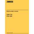 ZANUSSI ZOU668N Owners Manual ZANUSSI ZOU668N Owners Manual