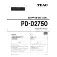TEAC PD-D2750 Service Manual TEAC PD-D2750 Service Manual