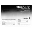 YAMAHA M-85 Owners Manual YAMAHA M-85 Owners Manual
