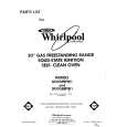 WHIRLPOOL SF395BEPW1 Parts Catalog WHIRLPOOL SF395BEPW1 Parts Catalog
