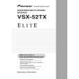 PIONEER VSX-52TX Owners Manual PIONEER VSX-52TX Owners Manual