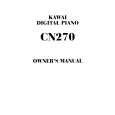 KAWAI CN270 Owners Manual KAWAI CN270 Owners Manual