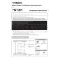HITACHI PWT001 Owners Manual HITACHI PWT001 Owners Manual