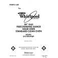 WHIRLPOOL SF310PEWW0 Parts Catalog WHIRLPOOL SF310PEWW0 Parts Catalog