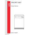 AEG FAVORIT2807 Owners Manual AEG FAVORIT2807 Owners Manual