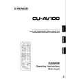 PIONEER CUAV100 Owners Manual PIONEER CUAV100 Owners Manual