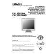 HITACHI CML190SXW Owners Manual HITACHI CML190SXW Owners Manual