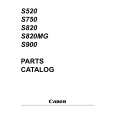 CANON S520 Parts Catalog CANON S520 Parts Catalog