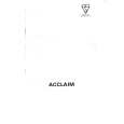 PARKINSON COWAN 1147750Z Acclaim Owners Manual PARKINSON COWAN 1147750Z Acclaim Owners Manual