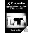 ELECTROLUX TR903 Owners Manual ELECTROLUX TR903 Owners Manual