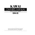 KAWAI KM15 Owners Manual KAWAI KM15 Owners Manual