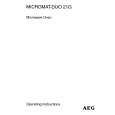 AEG Micromat DUO 21 G w Owners Manual AEG Micromat DUO 21 G w Owners Manual