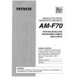AIWA AMF70 Owners Manual AIWA AMF70 Owners Manual