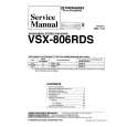 PIONEER VSX806RDS Service Manual PIONEER VSX806RDS Service Manual