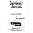 PANASONIC CQDPG55LEN Owners Manual PANASONIC CQDPG55LEN Owners Manual