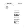 KENWOOD KT-74L Owners Manual KENWOOD KT-74L Owners Manual