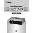 CANON LV-7350 Owners Manual CANON LV-7350 Owners Manual