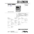 SONY CX-LEM220 Service Manual SONY CX-LEM220 Service Manual