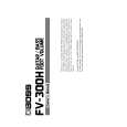 BOSS FV-300H Owners Manual BOSS FV-300H Owners Manual