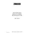 ZANUSSI ZU8124 Owners Manual ZANUSSI ZU8124 Owners Manual