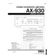 YAMAHA AX930 Service Manual YAMAHA AX930 Service Manual