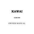 KAWAI E360 Owners Manual KAWAI E360 Owners Manual