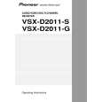 PIONEER VSX-D2011-G Owners Manual PIONEER VSX-D2011-G Owners Manual