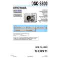 SONY DSC-S800 Service Manual SONY DSC-S800 Service Manual