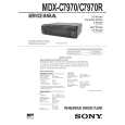SONY MDXC7970 Owners Manual SONY MDXC7970 Owners Manual