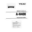 TEAC A-H400 Service Manual TEAC A-H400 Service Manual
