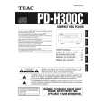 TEAC PD-H300C Owners Manual TEAC PD-H300C Owners Manual