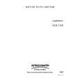 ARTHUR MARTIN ELECTROLUX ACN2158 Owners Manual ARTHUR MARTIN ELECTROLUX ACN2158 Owners Manual