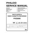 PHILCO PVD2000 Service Manual PHILCO PVD2000 Service Manual