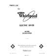 WHIRLPOOL LE3005XPW0 Parts Catalog WHIRLPOOL LE3005XPW0 Parts Catalog