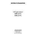 ARTHUR MARTIN ELECTROLUX ARN2374 Owners Manual ARTHUR MARTIN ELECTROLUX ARN2374 Owners Manual