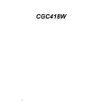 FAURE CGC418W Owners Manual FAURE CGC418W Owners Manual