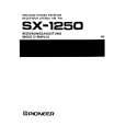 PIONEER SX-1250 Owners Manual PIONEER SX-1250 Owners Manual