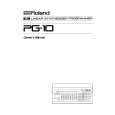 ROLAND PG-10 Owners Manual ROLAND PG-10 Owners Manual