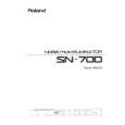 ROLAND SN-700 Owners Manual ROLAND SN-700 Owners Manual