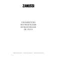 ZANUSSI ZR170UF Owners Manual ZANUSSI ZR170UF Owners Manual