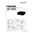 TOSHIBA XB1000 Service Manual TOSHIBA XB1000 Service Manual