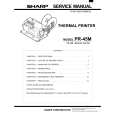 SHARP PR-45M Service Manual SHARP PR-45M Service Manual
