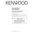 KENWOOD VR8070 Owners Manual KENWOOD VR8070 Owners Manual