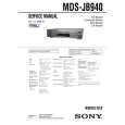 SONY MDSJB940 Service Manual SONY MDSJB940 Service Manual