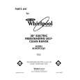 WHIRLPOOL RF395PCXN1 Parts Catalog WHIRLPOOL RF395PCXN1 Parts Catalog
